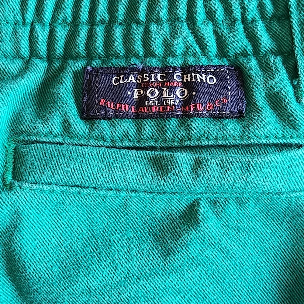 Ralph Lauren infant Madras SS button-down and Chino bundle Size 12 months